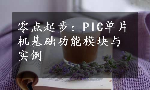 零点起步：PIC单片机基础功能模块与实例