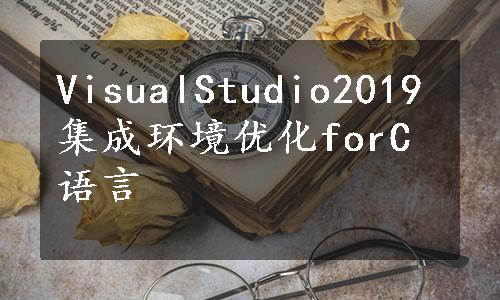 VisualStudio2019集成环境优化forC语言