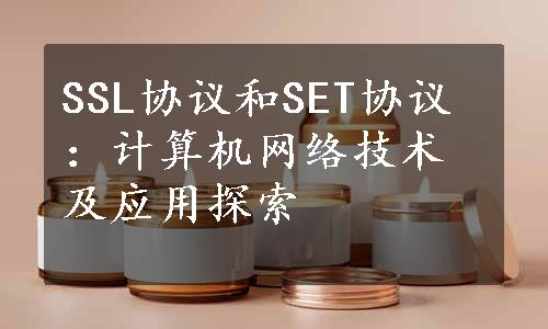 SSL协议和SET协议：计算机网络技术及应用探索