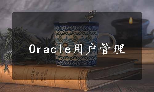 Oracle用户管理