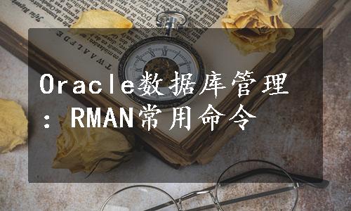 Oracle数据库管理：RMAN常用命令