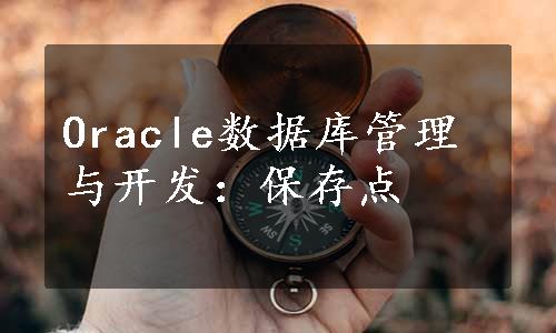 Oracle数据库管理与开发：保存点