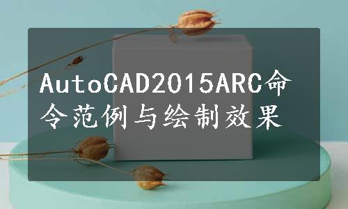 AutoCAD2015ARC命令范例与绘制效果