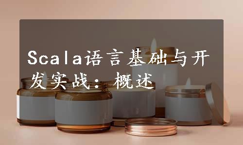 Scala语言基础与开发实战：概述