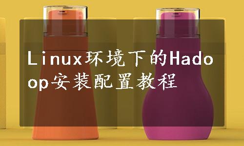 Linux环境下的Hadoop安装配置教程