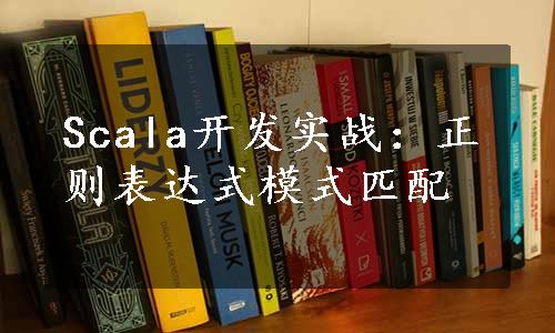 Scala开发实战：正则表达式模式匹配