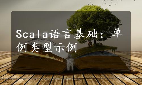 Scala语言基础：单例类型示例