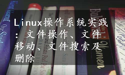 Linux操作系统实践：文件操作、文件移动、文件搜索及删除