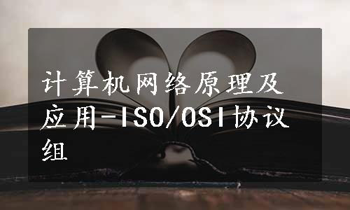 计算机网络原理及应用-ISO/OSI协议组