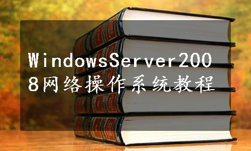 WindowsServer2008网络操作系统教程