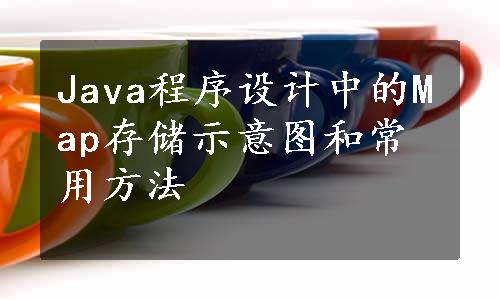 Java程序设计中的Map存储示意图和常用方法