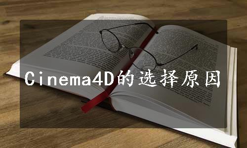 Cinema4D的选择原因