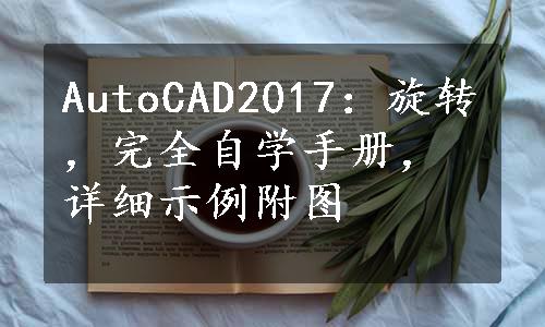 AutoCAD2017：旋转，完全自学手册，详细示例附图