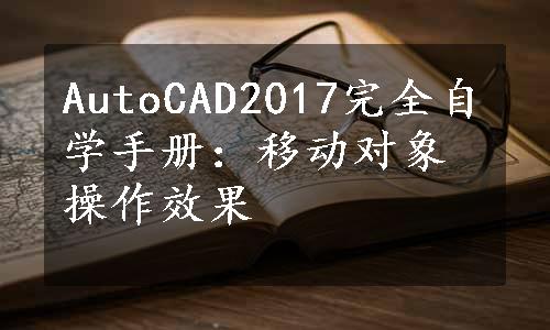 AutoCAD2017完全自学手册：移动对象操作效果