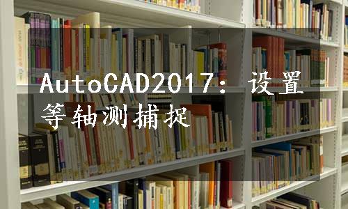 AutoCAD2017：设置等轴测捕捉