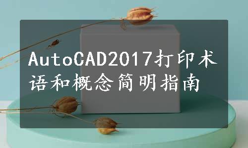 AutoCAD2017打印术语和概念简明指南