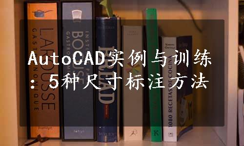 AutoCAD实例与训练：5种尺寸标注方法