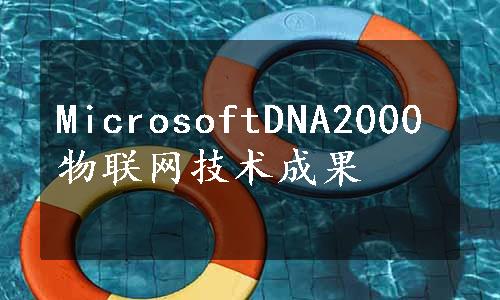 MicrosoftDNA2000物联网技术成果