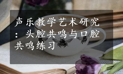 声乐教学艺术研究：头腔共鸣与口腔共鸣练习