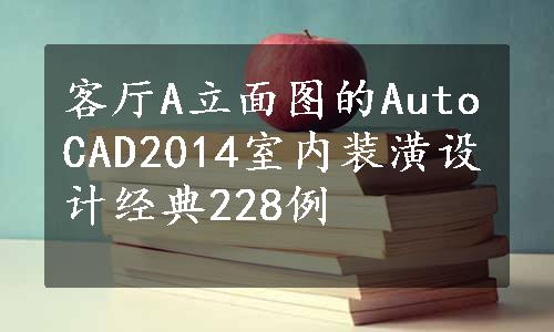 客厅A立面图的AutoCAD2014室内装潢设计经典228例