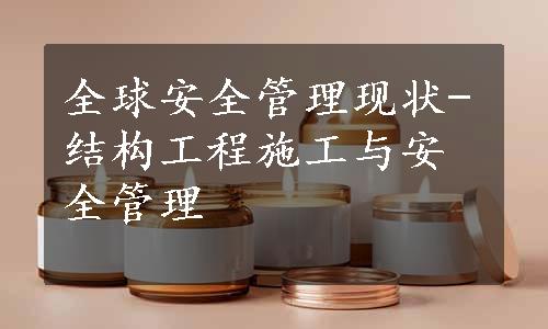 全球安全管理现状-结构工程施工与安全管理