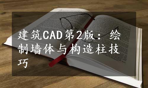 建筑CAD第2版：绘制墙体与构造柱技巧