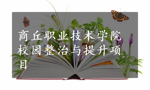 商丘职业技术学院校园整治与提升项目