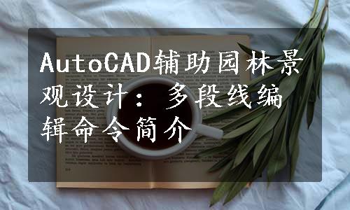 AutoCAD辅助园林景观设计：多段线编辑命令简介