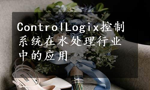 ControlLogix控制系统在水处理行业中的应用