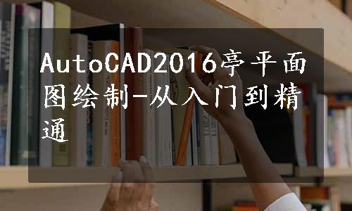 AutoCAD2016亭平面图绘制-从入门到精通