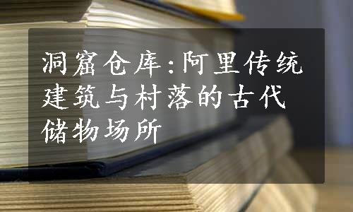 洞窟仓库:阿里传统建筑与村落的古代储物场所