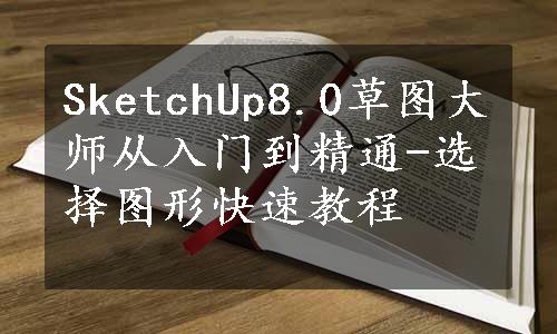 SketchUp8.0草图大师从入门到精通-选择图形快速教程