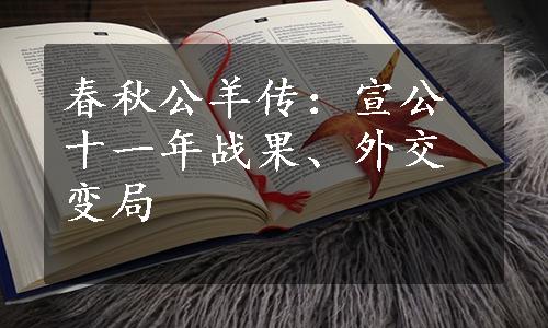 春秋公羊传：宣公十一年战果、外交变局