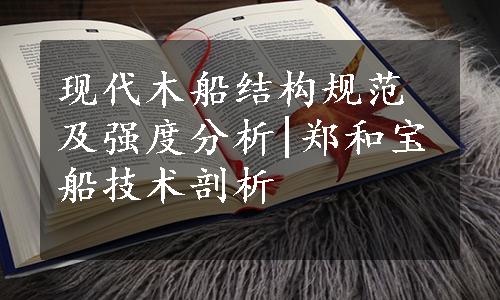 现代木船结构规范及强度分析|郑和宝船技术剖析