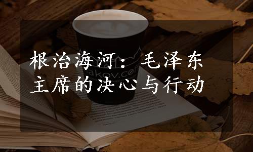 根治海河：毛泽东主席的决心与行动