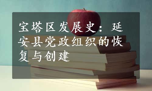 宝塔区发展史：延安县党政组织的恢复与创建