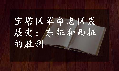 宝塔区革命老区发展史：东征和西征的胜利