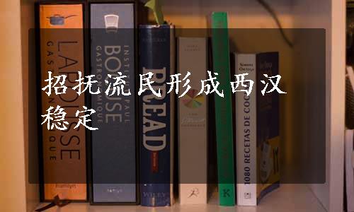 招抚流民形成西汉稳定