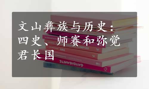 文山彝族与历史：四史、师赛和弥觉君长国