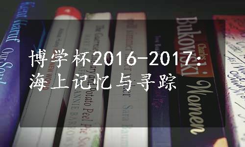 博学杯2016-2017：海上记忆与寻踪