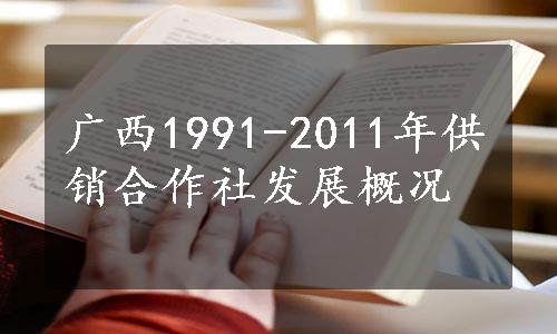 广西1991-2011年供销合作社发展概况