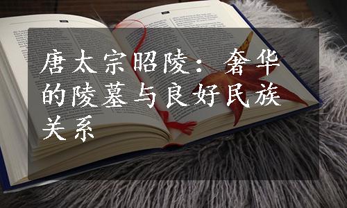 唐太宗昭陵：奢华的陵墓与良好民族关系