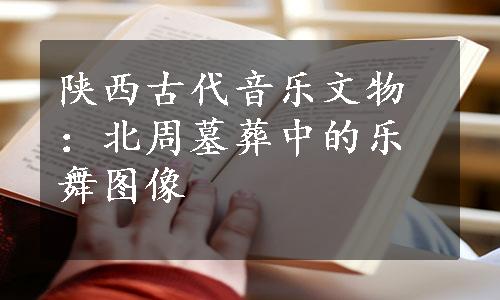 陕西古代音乐文物：北周墓葬中的乐舞图像