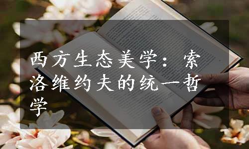 西方生态美学：索洛维约夫的统一哲学