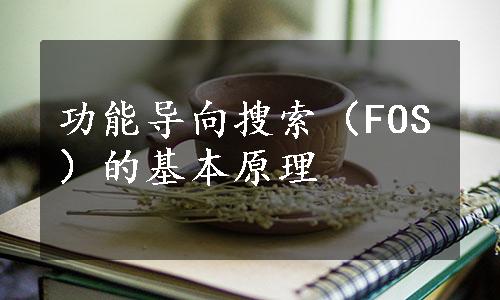 功能导向搜索（FOS）的基本原理