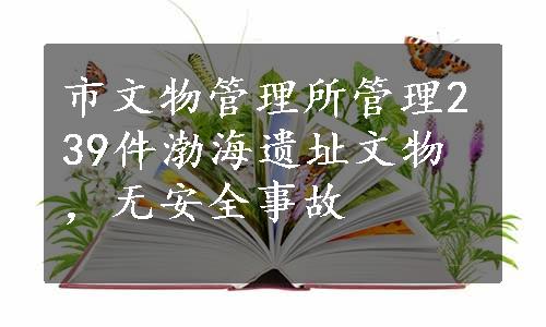 市文物管理所管理239件渤海遗址文物，无安全事故