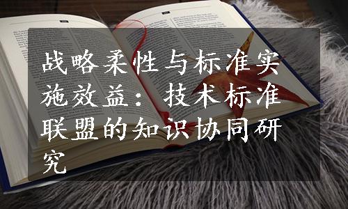 战略柔性与标准实施效益：技术标准联盟的知识协同研究