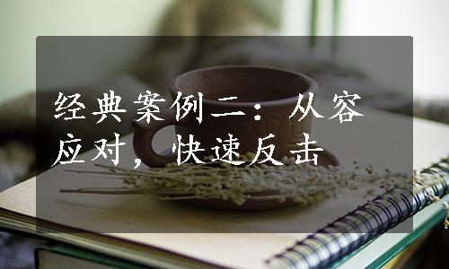 经典案例二：从容应对，快速反击