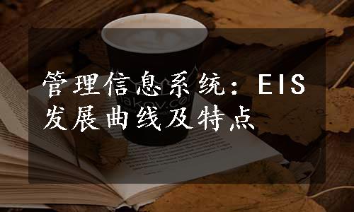 管理信息系统：EIS发展曲线及特点