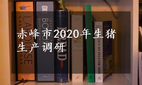 赤峰市2020年生猪生产调研